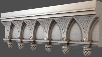 3D model Pointed arches (STL)