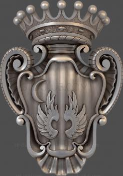 3D model Crowned harp (STL)