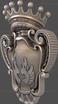 3D model Crowned harp (STL)