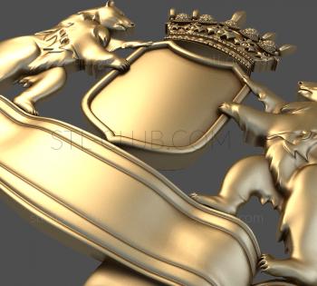 3D model Billet with bears (STL)