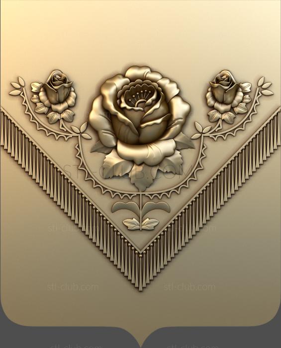 3D model Roses and peony (STL)