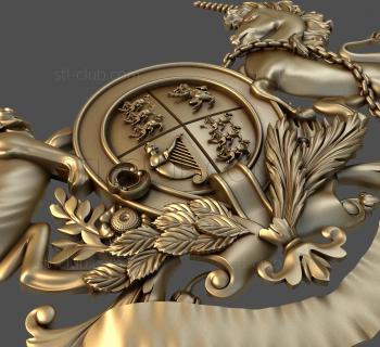 3D model By the power of the lion and the unicorn (STL)