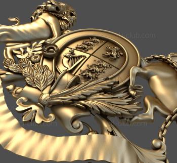 3D model By the power of the lion and the unicorn (STL)