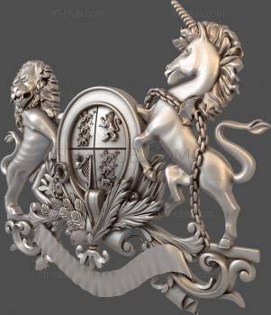 3D model By the power of the lion and the unicorn (STL)