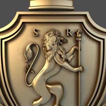 3D model Lion Ruler (STL)