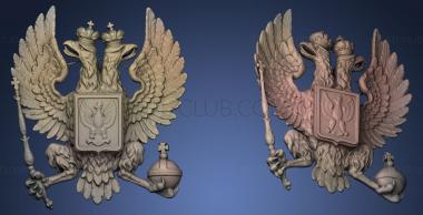 3D model The national emblem of the Kingdom of Poland (STL)