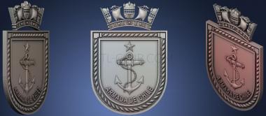 3D мадэль Escudo Armada de Chile (STL)