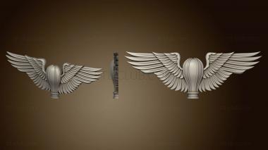 3D model Ballon Pilot Wings (STL)