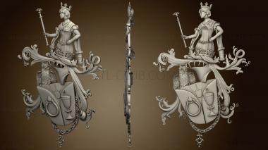 3D model Individual coat of arms (STL)