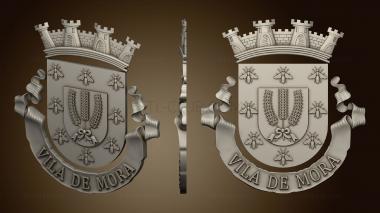 3D model Coat of arms of VILA DE MORA (STL)