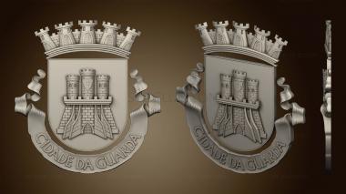 3D model Guarda Coat of arms (STL)