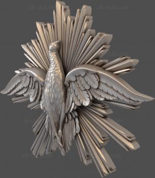 3D мадэль Барельеф святой дух (STL)
