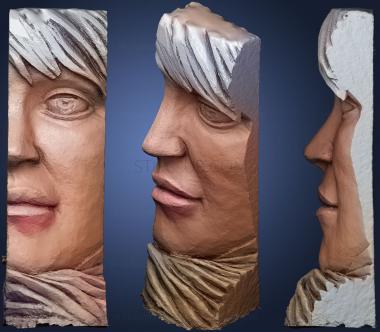 3D модель Лица Саймона О Рурк 2 (STL)