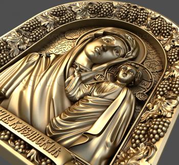 3D модель Венчальная пара( Богородица+Господь Вседержитель) (STL)