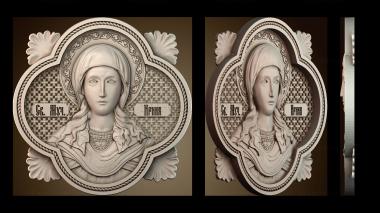 3D модель Святая мученица Ирина (STL)