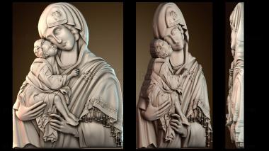 3D модель Святая Богородица Донская (STL)