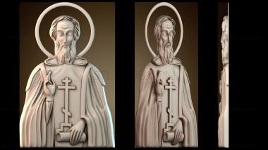 3D модель Нет иконы оклада Сергия Радонежского (STL)