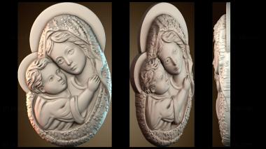 3D модель Божия Матерь (STL)