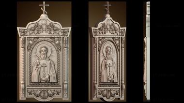 3D модель Икона Сергия Радонежского (STL)