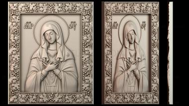 3D модель Икона Богородицы Умиление (STL)