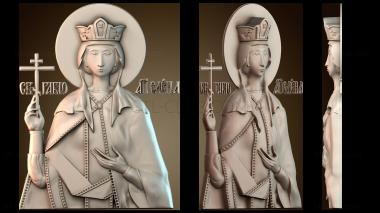 3D модель Святая равноапостольная царица Елена (STL)