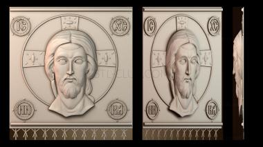 3D модель лицо Иисуса (STL)
