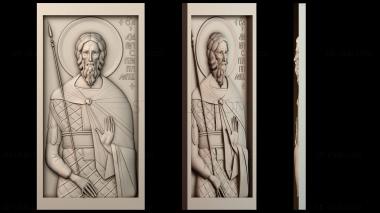 3D модель Святой Андрей Стратилат (STL)