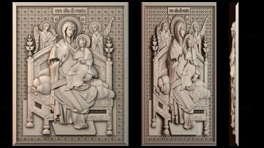 3D модель Икона Божией Матери Всецарица (STL)