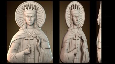 3D модель Святая великомученица Екатерина (STL)