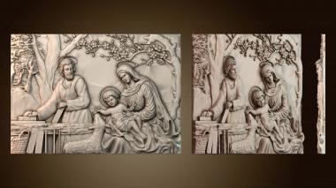 3D модель Фреска Святое семейство (STL)