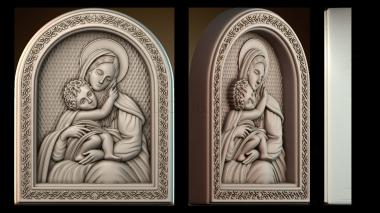3D модель Икона Божией Матери (STL)