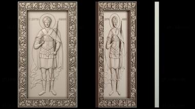 3D модель Икона Дмитрия Солынского (STL)