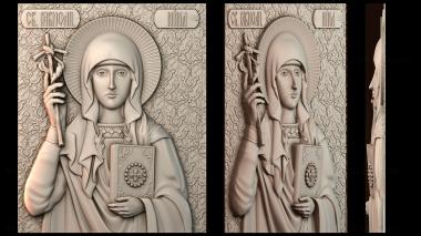 3D модель Икона Святая Нина (STL)
