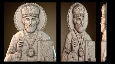 3D модель Икона Николая Чудотворца (STL)