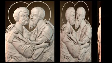 3D модель Икона святых апостолов Петра и Павла (STL)