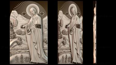 3D модель Икона Богородицы (STL)