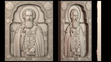 3D модель Икона Сергия Радонежского (STL)