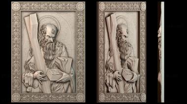 3D модель Икона апостола Андрея Первозванного (STL)