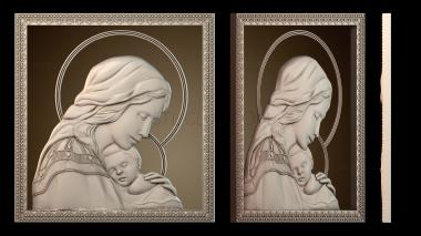 3D модель Икона Божией Матери (STL)