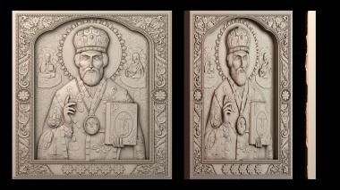 3D модель Икона Николая Чудотворца (STL)