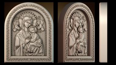 3D модель икона Божией Матери (STL)