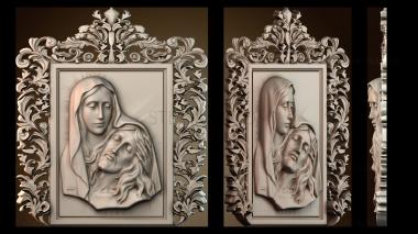 3D модель Картина Бога и Матери (STL)