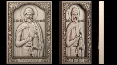 3D модель Икона святого благоверного князя Олега Брянского (STL)