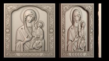 3D модель Икона Тихвинской Божией Матери (STL)