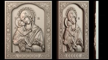 3D модель Икона Донская Богоматерь (STL)