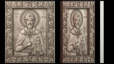 3D модель Икона Дмитрия Донского (STL)