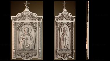 3D модель Икона Сергий Радонежский (STL)