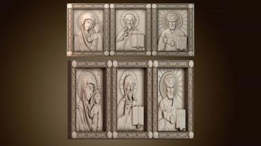3D модель Икона Триптих (STL)