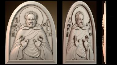 3D модель Икона Святого Моисея Мурина (STL)