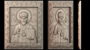3D модель Икона Святителя Николая Чудотворца (STL)